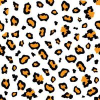 leopard sömlös vektor mönster. sömlös tapet, mode textil- bakgrund.