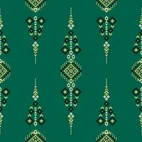 geometrisch ethnisch orientalisch nahtlos Muster traditionell.pixel Muster, Stickerei style.design zum Kleidung, Stoff, Batik, Hintergrund, Hintergrund, Verpackung, Strickwaren vektor