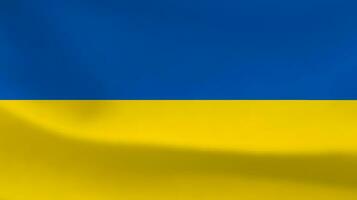 ukrainische Nationalflagge. wehende flagge der ukraine. Vektor-Illustration vektor