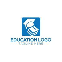 Bildung Logo, Bücher und Menschen Logo Design Bildung vektor