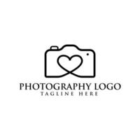 kamera fotografi logotyp ikon design vektor