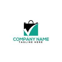 schnell online Einkaufen oder E-Commerce Logo Vektor