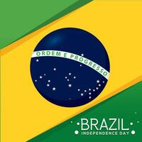 Brasilien Unabhängigkeit Tag Hintergrund Vektor