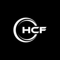 hcf Brief Logo Design, Inspiration zum ein einzigartig Identität. modern Eleganz und kreativ Design. Wasserzeichen Ihre Erfolg mit das auffällig diese Logo. vektor