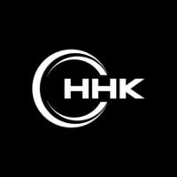 hhk Logo Design, Inspiration zum ein einzigartig Identität. modern Eleganz und kreativ Design. Wasserzeichen Ihre Erfolg mit das auffällig diese Logo. vektor