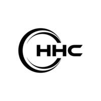 hhc logotyp design, inspiration för en unik identitet. modern elegans och kreativ design. vattenmärke din Framgång med de slående detta logotyp. vektor