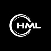 hml logotyp design, inspiration för en unik identitet. modern elegans och kreativ design. vattenmärke din Framgång med de slående detta logotyp. vektor