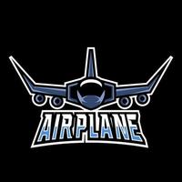 Jet Flugzeug Krieg Soldat Maskottchen Gaming Logo Design Vektor Vorlage
