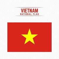 Nationalflagge von Vietnam vektor