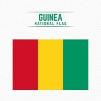 Guineas nationella flagga vektor