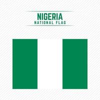 Nationalflagge von Nigeria vektor