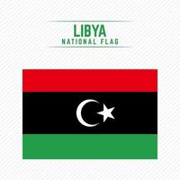 Libyens nationella flagga vektor