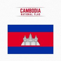 Nationalflagge von Kambodscha vektor
