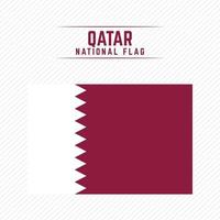 Nationalflagge von Katar vektor