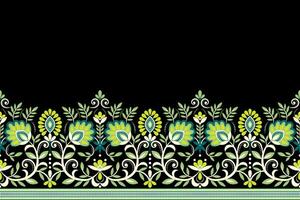 botanisk sömlös. bakgrund sömlös mönster geometrisk etnisk mönster design för bakgrund, matta, tapet, Kläder, omslag, batik, tyg, utskrift textil- illustration. vektor