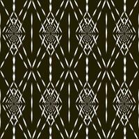 geometrisch Vektor Ikat Muster. ethnisch traditionell Stammes- Kunst nahtlos Muster im Stammes-, Volk Stickerei, und Mexikaner Stil. aztekisch geometrisch Kunst Ornament drucken. Design zum Teppich, Hintergrund, Kleidung,