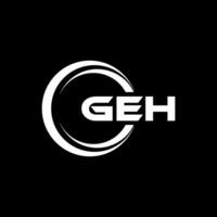 geh Logo Design, Inspiration zum ein einzigartig Identität. modern Eleganz und kreativ Design. Wasserzeichen Ihre Erfolg mit das auffällig diese Logo. vektor