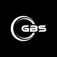 gbs logotyp design, inspiration för en unik identitet. modern elegans och kreativ design. vattenmärke din Framgång med de slående detta logotyp. vektor