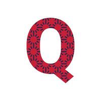q Brief Logo oder q Text Logo und q Wort Logo Design. vektor