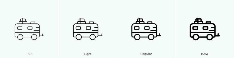 Anhänger Symbol. dünn, Licht, regulär und Fett gedruckt Stil Design isoliert auf Weiß Hintergrund vektor