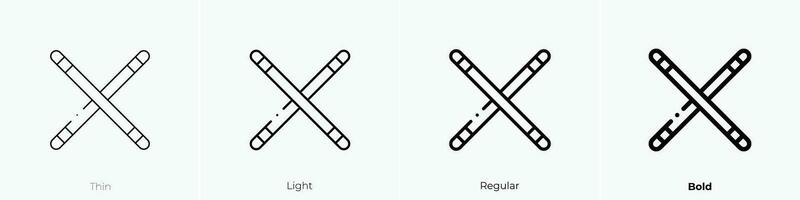 toya Symbol. dünn, Licht, regulär und Fett gedruckt Stil Design isoliert auf Weiß Hintergrund vektor