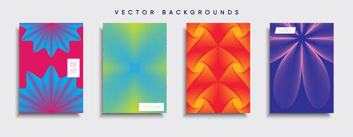 Minimale Vector-Cover-Designs. Zukünftige Plakatschablone. vektor