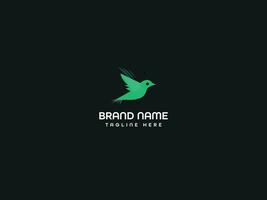 Vogel Brief Geschäft Logo Design vektor
