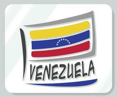 Venezuela Grafik Stolz Flagge Symbol vektor