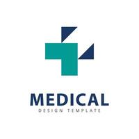 medicinsk logotyp ikon design mall element vektor