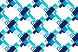 geometrisch nahtlos Muster mit Blau Licht Farbe vektor