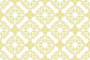 orientalisch Muster. Weiß und Gold Hintergrund mit Arabisch Ornament. Muster, Hintergrund und Hintergrund zum Ihre Design. Textil- Ornament. Vektor Illustration.