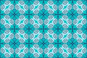 orientalisch Muster. Blau Hintergrund mit Arabisch Ornament. Muster, Hintergrund und Hintergrund zum Ihre Design. Textil- Ornament. Vektor Illustration.