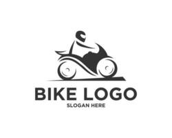 Motorrad Biker Verein Logo Design Vektor Konzept Vorlage.