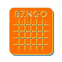 bingo vektor ikon