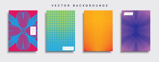 Minimale Vector-Cover-Designs. Zukünftige Plakatschablone vektor