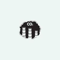 co2 Emission Logo Vektor