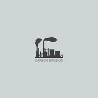 co2 Emission Logo Vektor