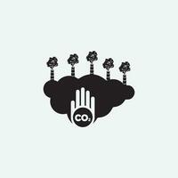 co2 Emission Logo Vektor