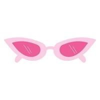 Barbiecore Brille Zubehörteil Rosa Puppe Mädchen abspielen vektor