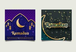 islamisch Luxus Hintergrund Vorlage. islamisch Urlaub Vektor Hintergrund im Gold Farbe zum Poster, Gruß Karte, Banner, Hintergrund. Vektor eps 10