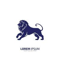 Löwe Logo. Unternehmen Logo Design, Stärke und Leistung Symbol isoliert auf Weiß Hintergrund vektor