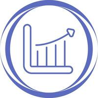 Diagramm Pfeil wachsen Vektor Symbol