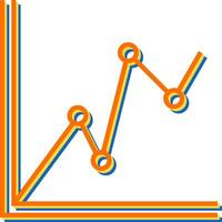 Vektorsymbol für statistische Diagramme vektor