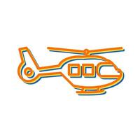 Hubschrauber-Vektor-Symbol vektor