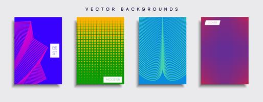 Minimal vektor täckdesign. Framtida affischmall