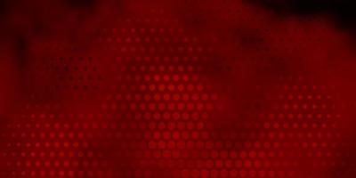 mörk röd vektor bakgrund med fläckar. färgglad illustration med lutande prickar i naturstil. mönster för tapeter, gardiner.