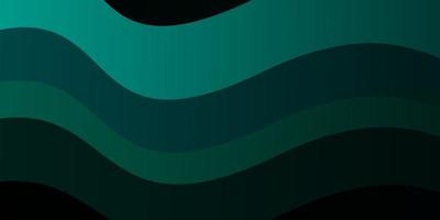 mörkblå, grön vektormall med böjda linjer. helt ny färgglad illustration med böjda linjer. mall för din ui-design. vektor