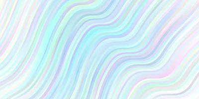 ljusblå vektormönster med sneda linjer. färgglad illustration med böjda linjer. mönster för reklam, annonser. vektor