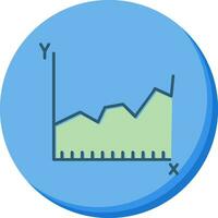 Diagrammvektorsymbol vektor