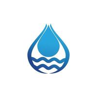 vatten släppa logotyp vektor element företag illustration symbol och design